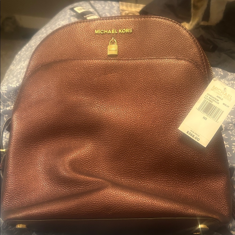 Michael Kors Rich Brown Men's Backpack